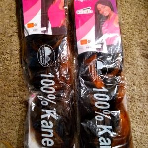 Aigemei crochet hair 100% karekalon color f1b/30